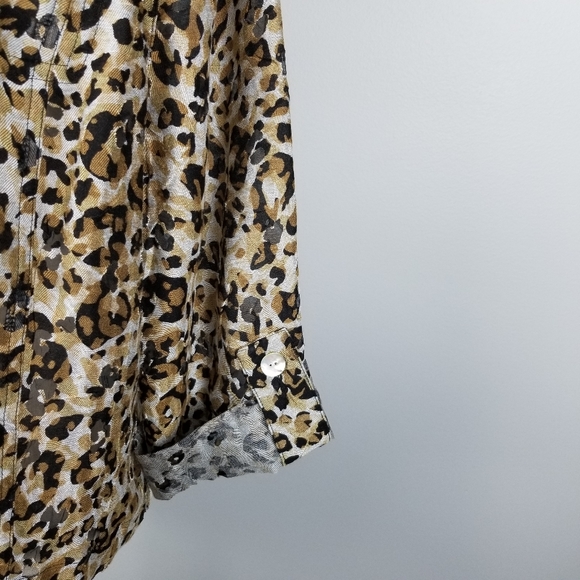 Ruby Rd Favorites Animal Print Shacket Sz14P EUC - Picture 5 of 6